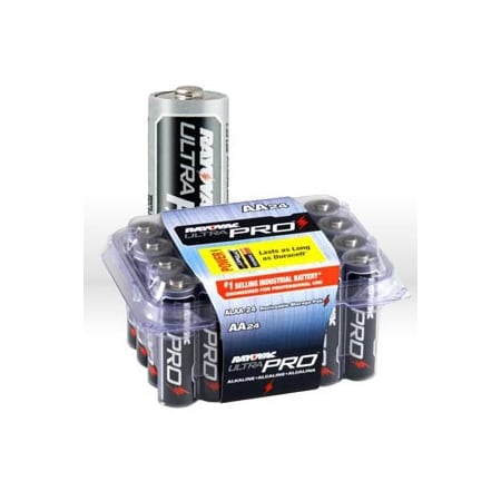 Rayovac Alkaline Battery, AA 1.5V DC 24 PK ALAA-24